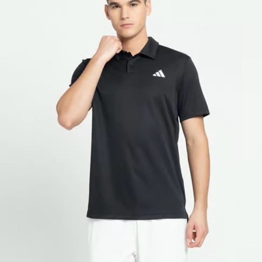 Adidas Freelift Heat.RDY Polo T-Shirt – Size Small (Black/White)